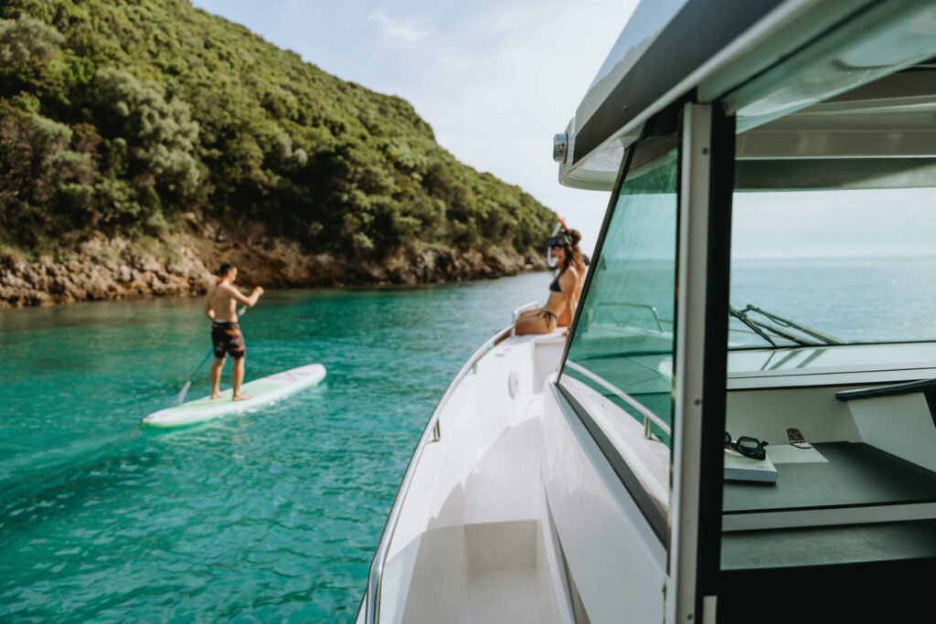 Axopar 37 XC Cabin in private Cruises Ionian Sea
